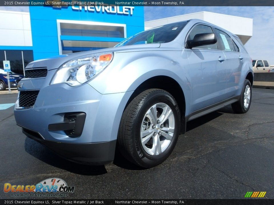 2015 Chevrolet Equinox LS Silver Topaz Metallic / Jet Black Photo #2