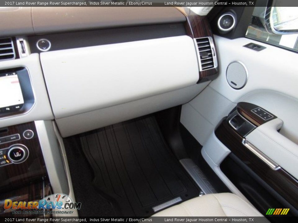 2017 Land Rover Range Rover Supercharged Indus Silver Metallic / Ebony/Cirrus Photo #14