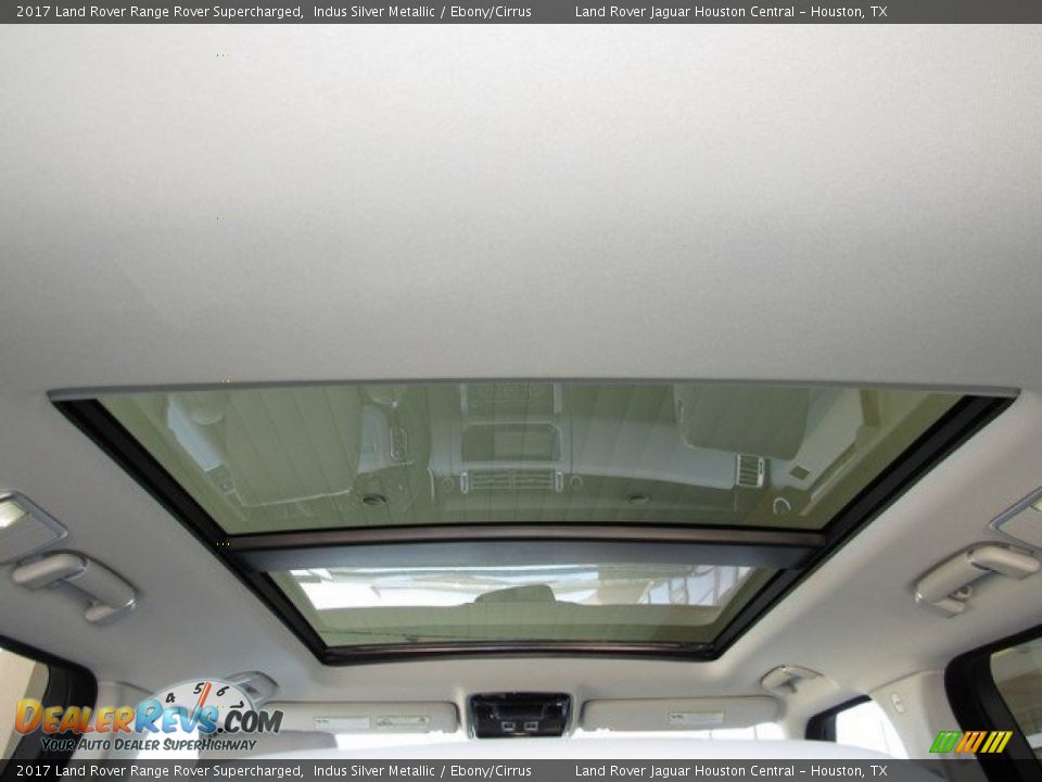 2017 Land Rover Range Rover Supercharged Indus Silver Metallic / Ebony/Cirrus Photo #17