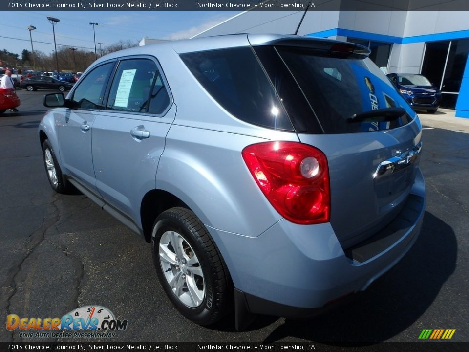 2015 Chevrolet Equinox LS Silver Topaz Metallic / Jet Black Photo #4