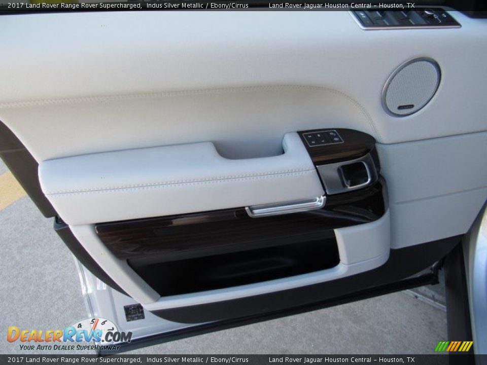 2017 Land Rover Range Rover Supercharged Indus Silver Metallic / Ebony/Cirrus Photo #18
