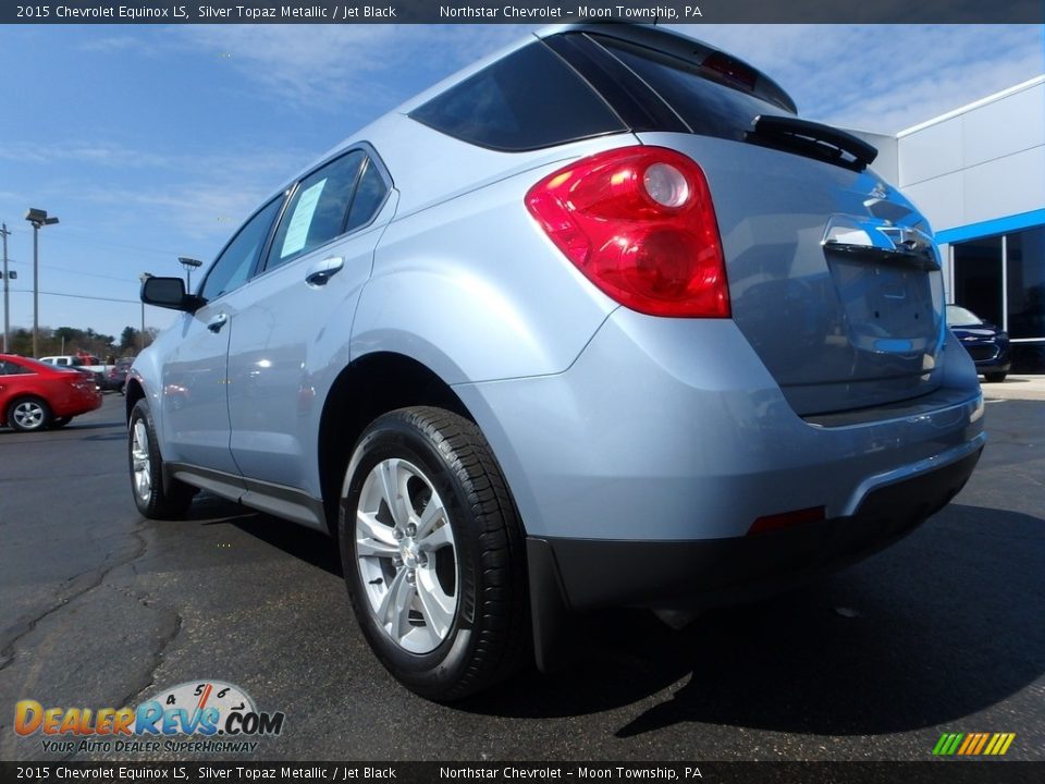 2015 Chevrolet Equinox LS Silver Topaz Metallic / Jet Black Photo #5