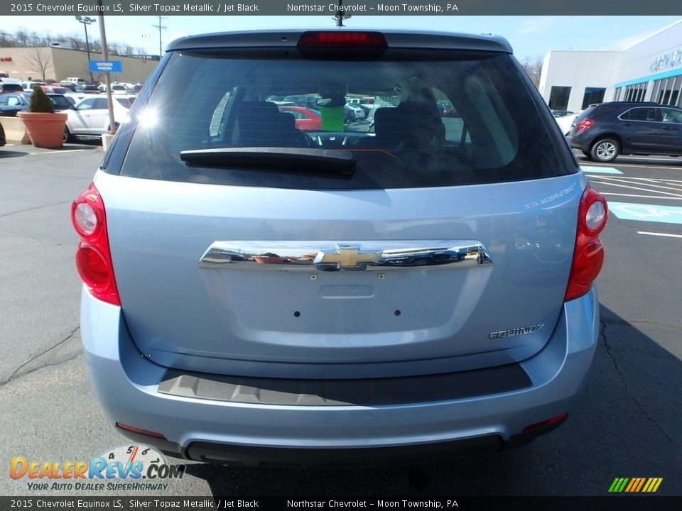 2015 Chevrolet Equinox LS Silver Topaz Metallic / Jet Black Photo #6
