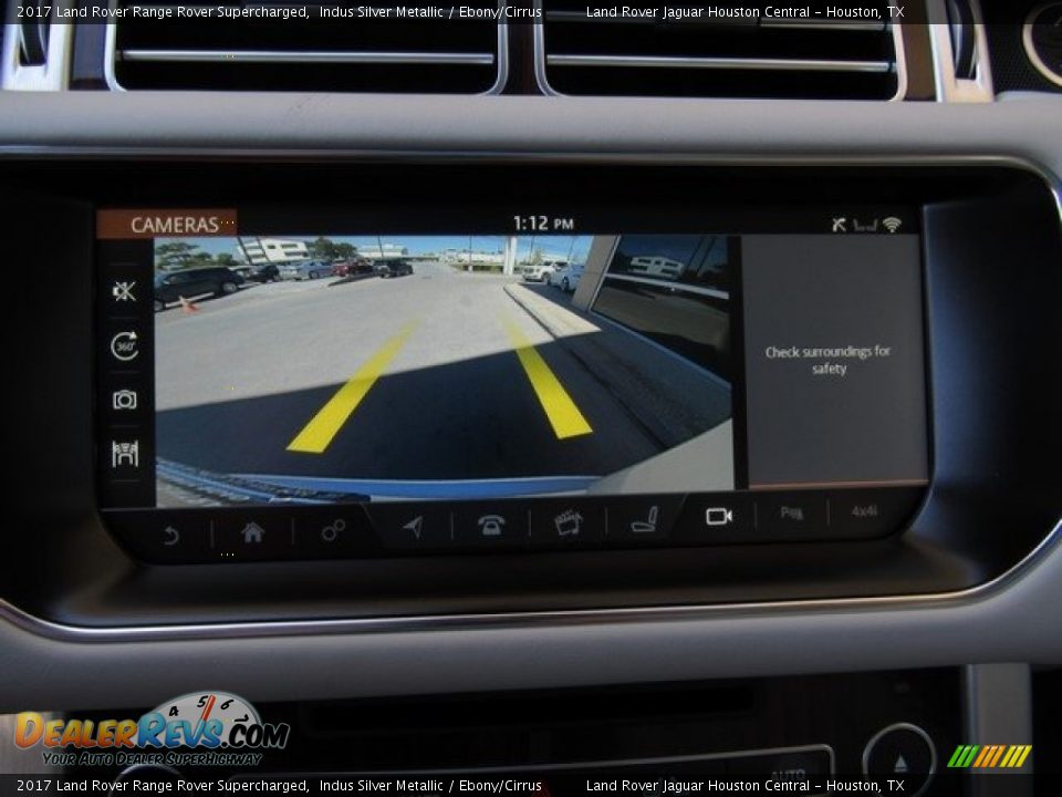 2017 Land Rover Range Rover Supercharged Indus Silver Metallic / Ebony/Cirrus Photo #21
