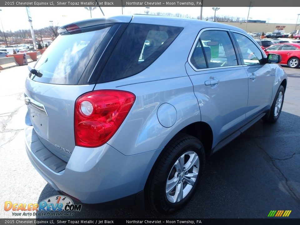 2015 Chevrolet Equinox LS Silver Topaz Metallic / Jet Black Photo #8