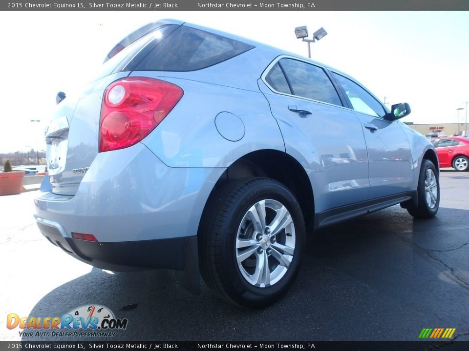 2015 Chevrolet Equinox LS Silver Topaz Metallic / Jet Black Photo #9