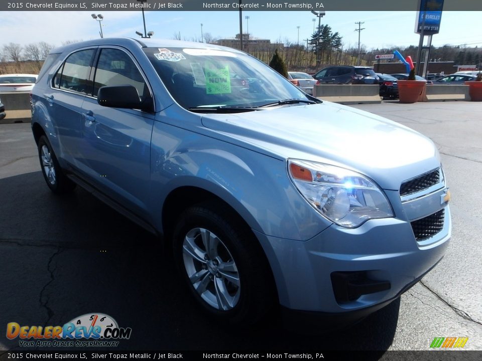 2015 Chevrolet Equinox LS Silver Topaz Metallic / Jet Black Photo #11