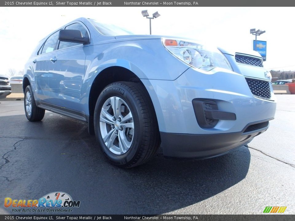 2015 Chevrolet Equinox LS Silver Topaz Metallic / Jet Black Photo #12