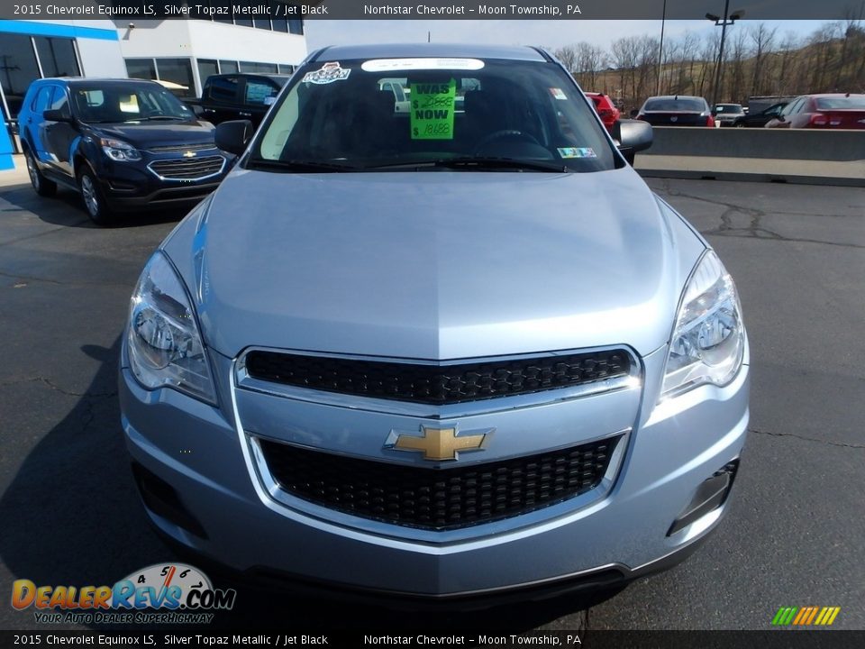 2015 Chevrolet Equinox LS Silver Topaz Metallic / Jet Black Photo #13