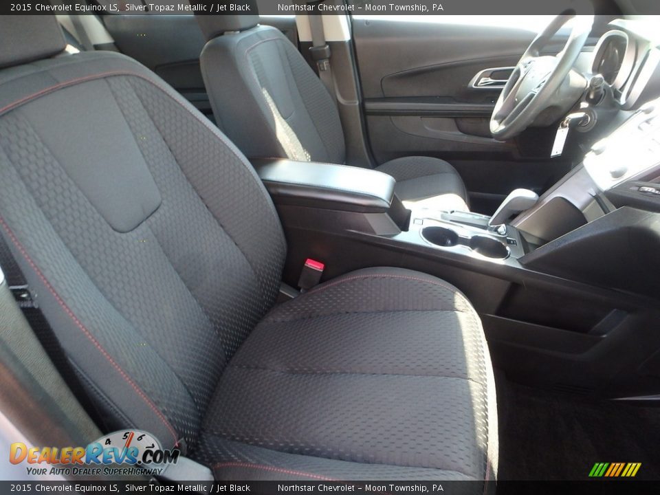 2015 Chevrolet Equinox LS Silver Topaz Metallic / Jet Black Photo #15