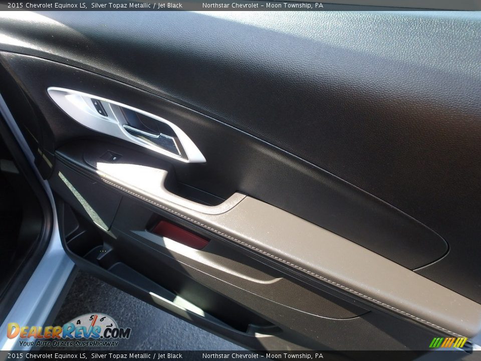 2015 Chevrolet Equinox LS Silver Topaz Metallic / Jet Black Photo #17