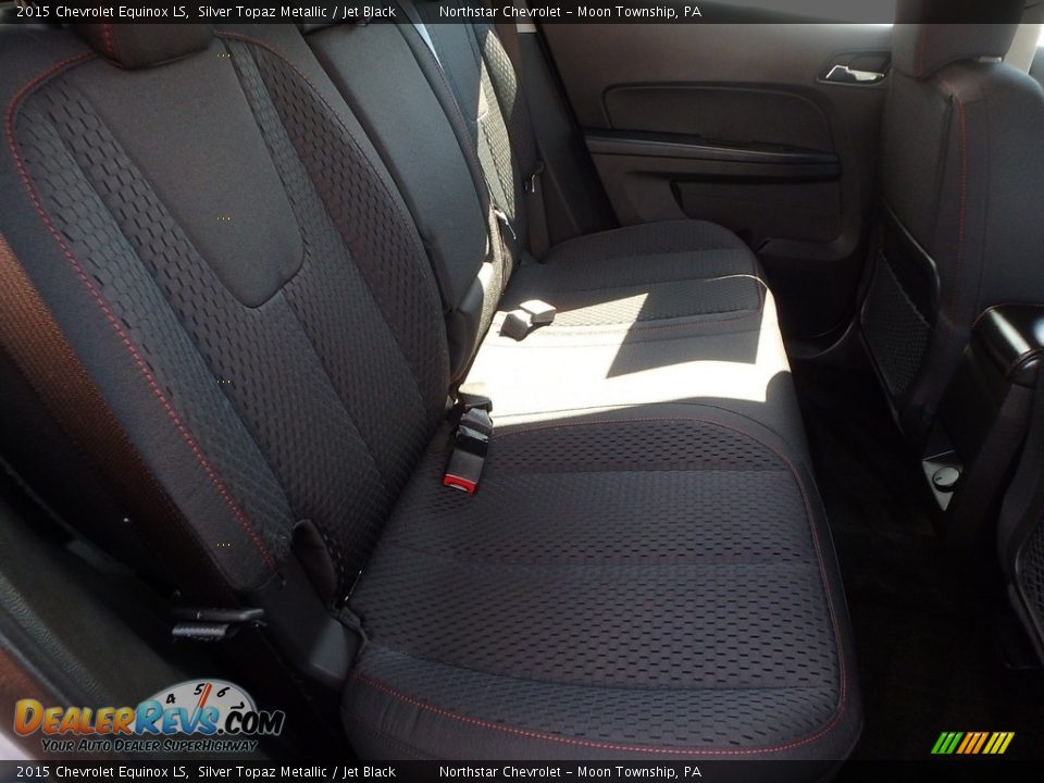 2015 Chevrolet Equinox LS Silver Topaz Metallic / Jet Black Photo #18