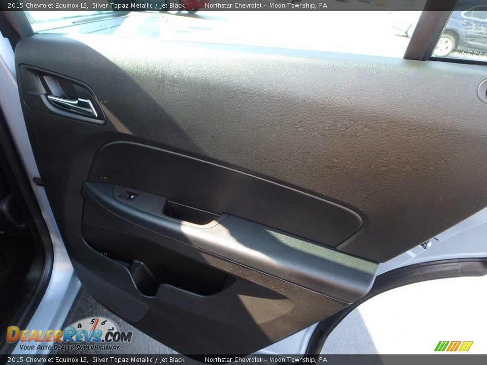 2015 Chevrolet Equinox LS Silver Topaz Metallic / Jet Black Photo #19