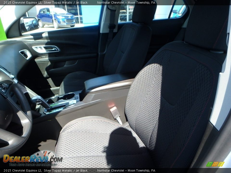 2015 Chevrolet Equinox LS Silver Topaz Metallic / Jet Black Photo #20