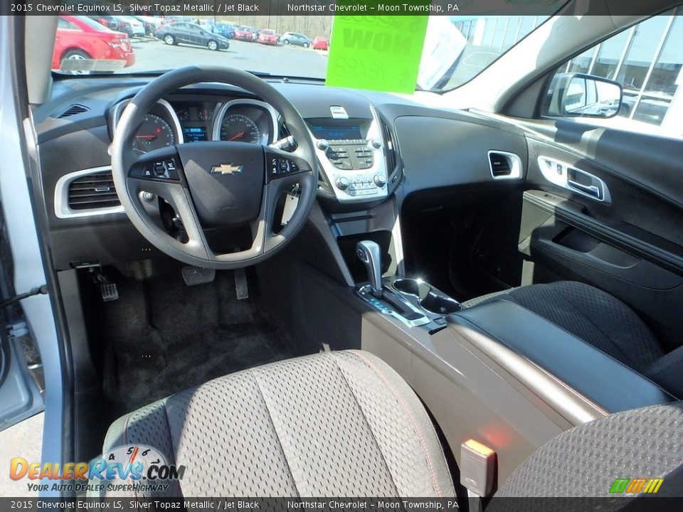 2015 Chevrolet Equinox LS Silver Topaz Metallic / Jet Black Photo #22