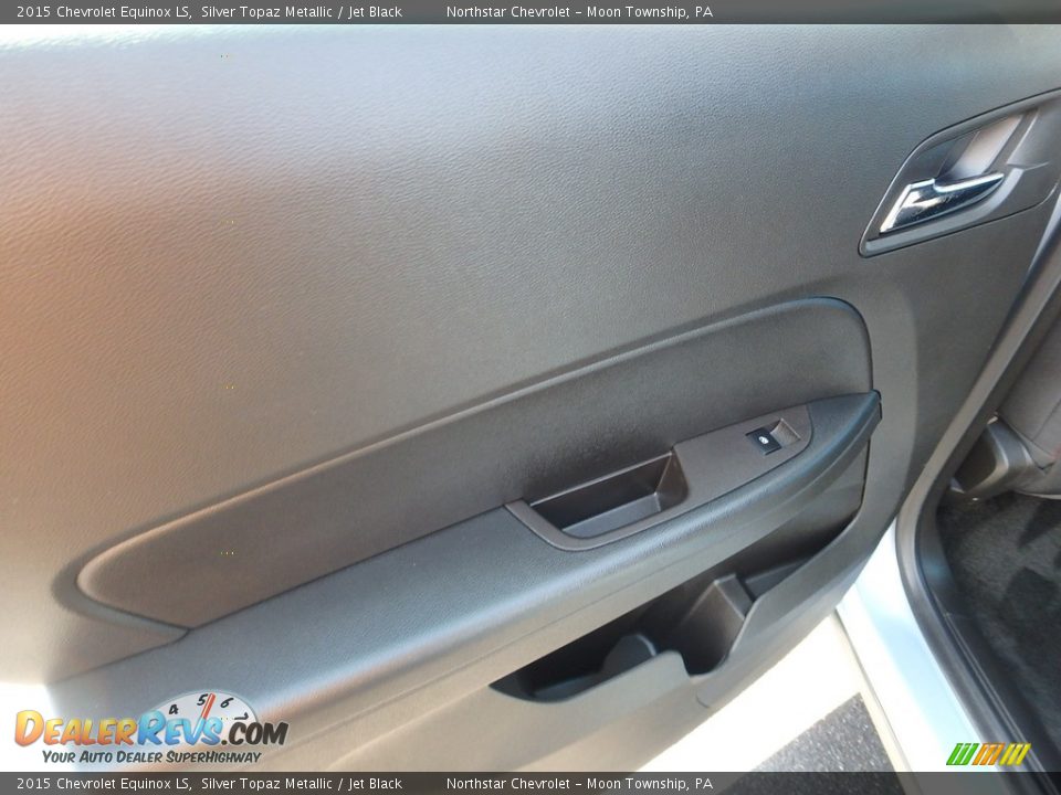 2015 Chevrolet Equinox LS Silver Topaz Metallic / Jet Black Photo #23