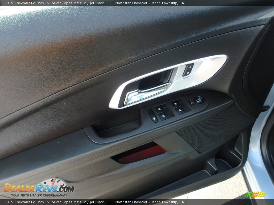 2015 Chevrolet Equinox LS Silver Topaz Metallic / Jet Black Photo #24