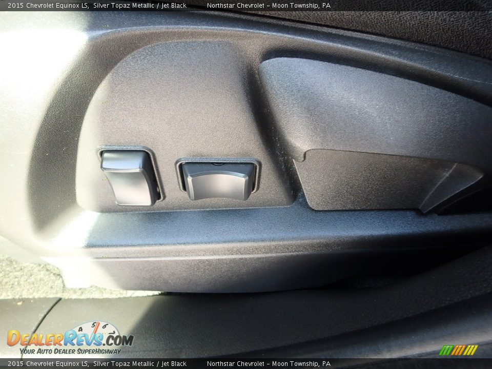 2015 Chevrolet Equinox LS Silver Topaz Metallic / Jet Black Photo #25