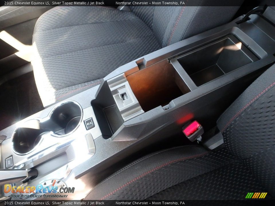 2015 Chevrolet Equinox LS Silver Topaz Metallic / Jet Black Photo #27