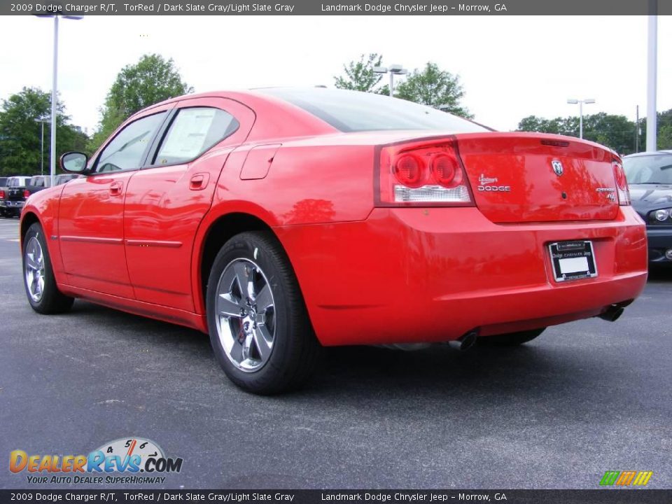2009 Dodge Charger R/T TorRed / Dark Slate Gray/Light Slate Gray Photo #2