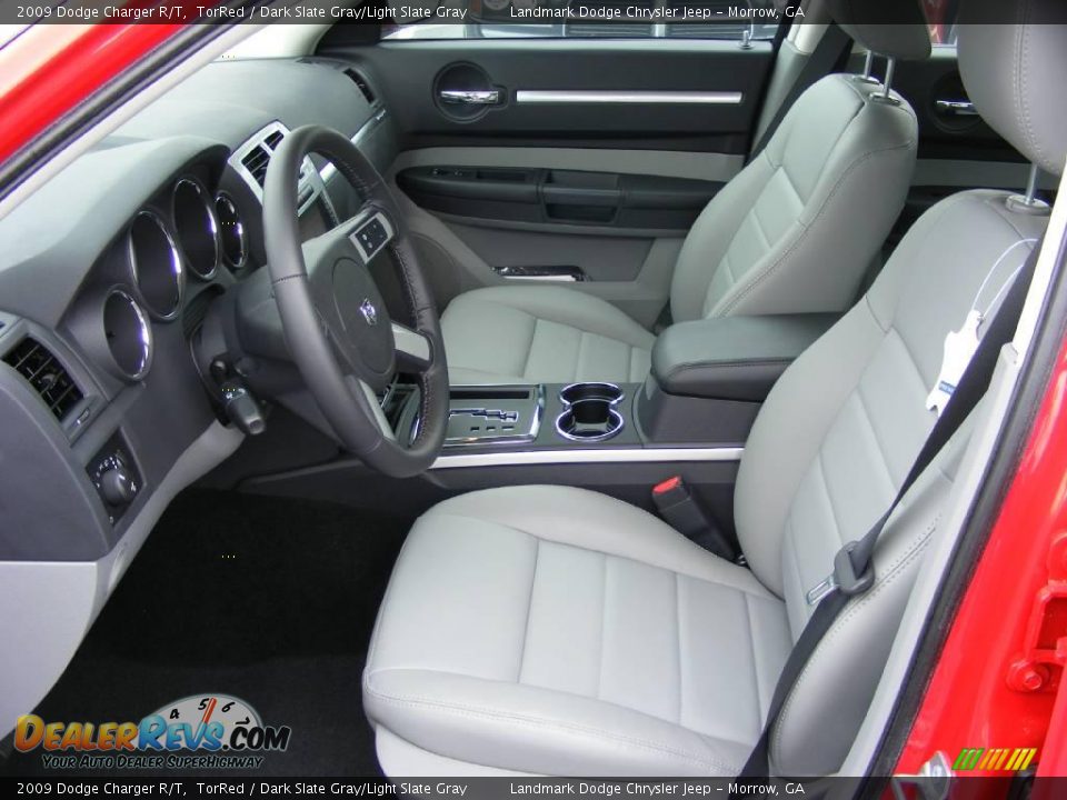 2009 Dodge Charger R/T TorRed / Dark Slate Gray/Light Slate Gray Photo #4