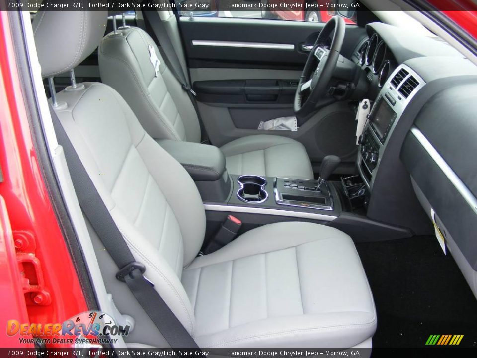 2009 Dodge Charger R/T TorRed / Dark Slate Gray/Light Slate Gray Photo #7
