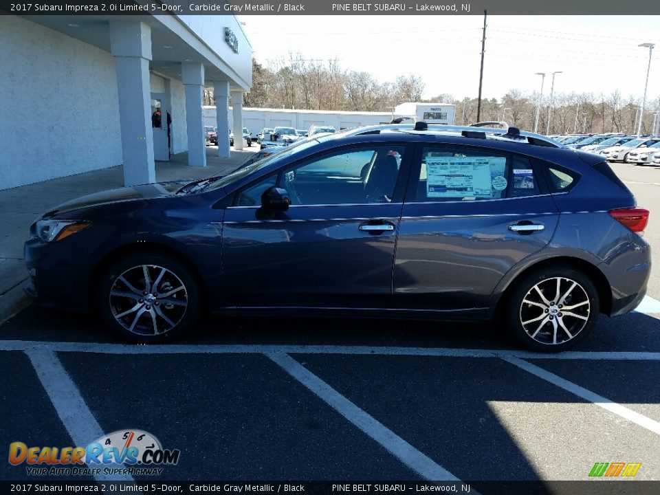 2017 Subaru Impreza 2.0i Limited 5-Door Carbide Gray Metallic / Black Photo #3