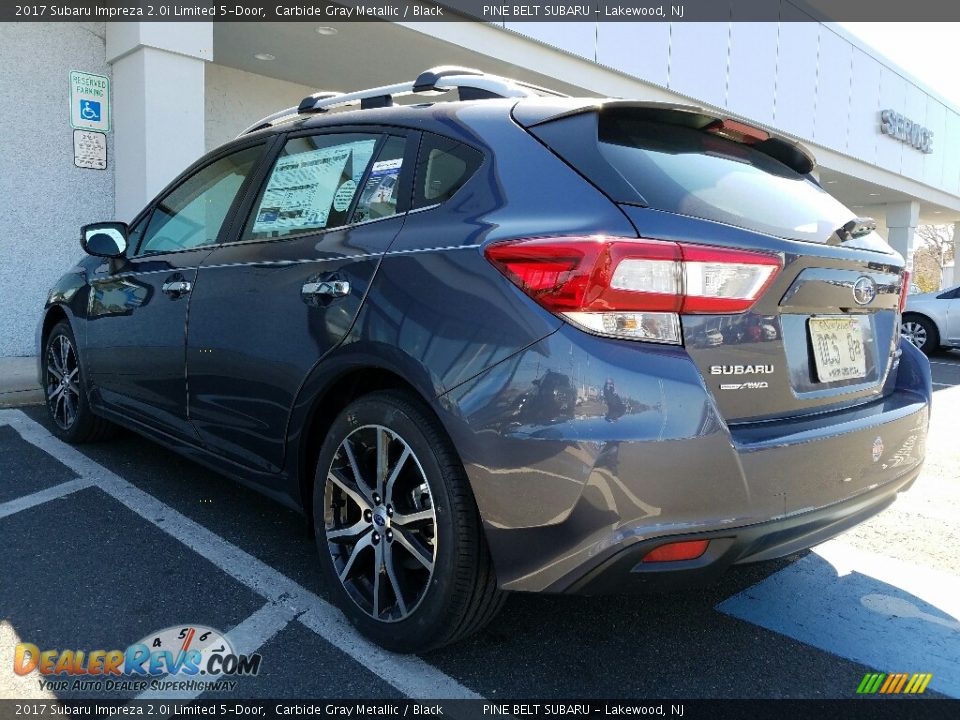 2017 Subaru Impreza 2.0i Limited 5-Door Carbide Gray Metallic / Black Photo #4