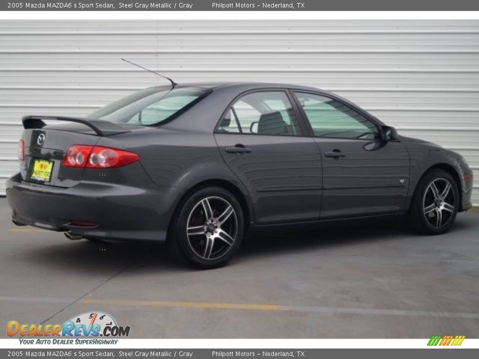 2005 Mazda MAZDA6 s Sport Sedan Steel Gray Metallic / Gray Photo #7