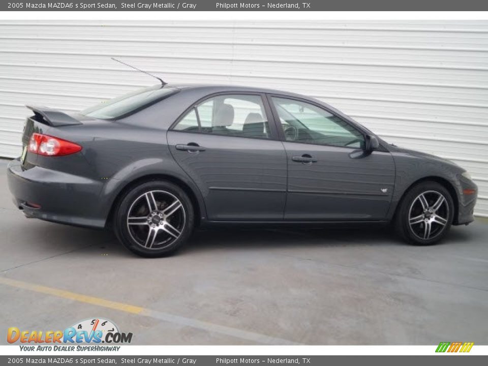 2005 Mazda MAZDA6 s Sport Sedan Steel Gray Metallic / Gray Photo #8