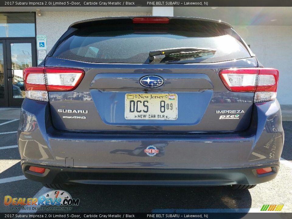 2017 Subaru Impreza 2.0i Limited 5-Door Carbide Gray Metallic / Black Photo #5