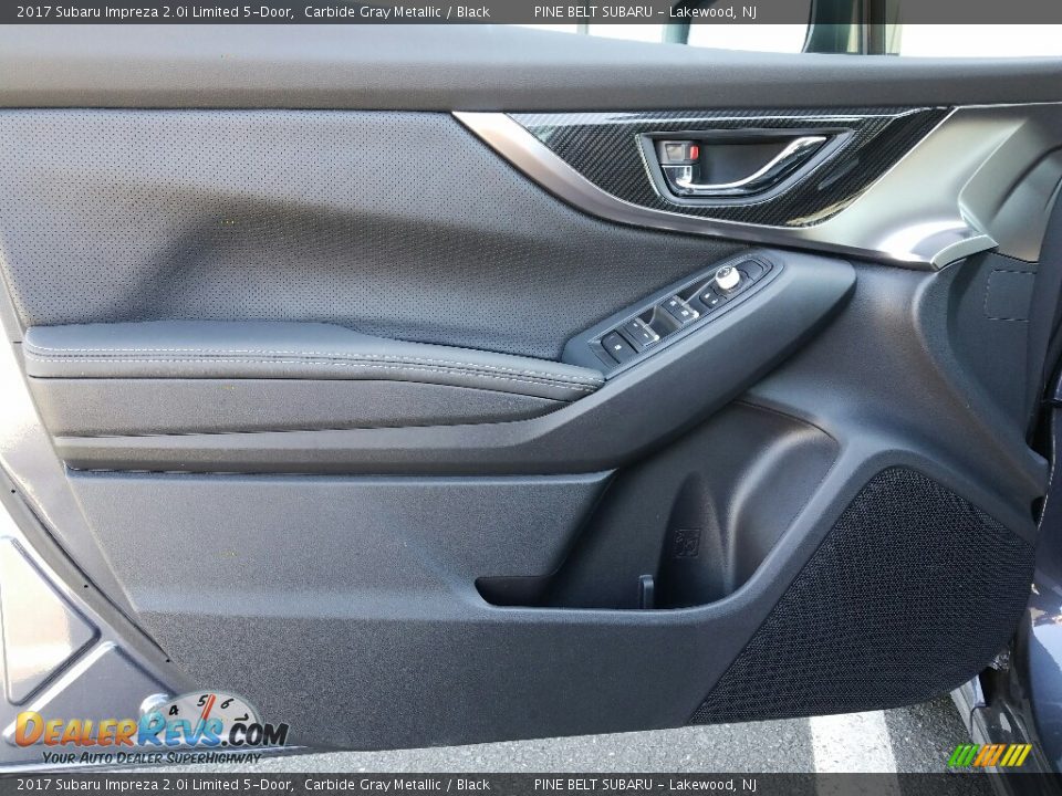 2017 Subaru Impreza 2.0i Limited 5-Door Carbide Gray Metallic / Black Photo #6