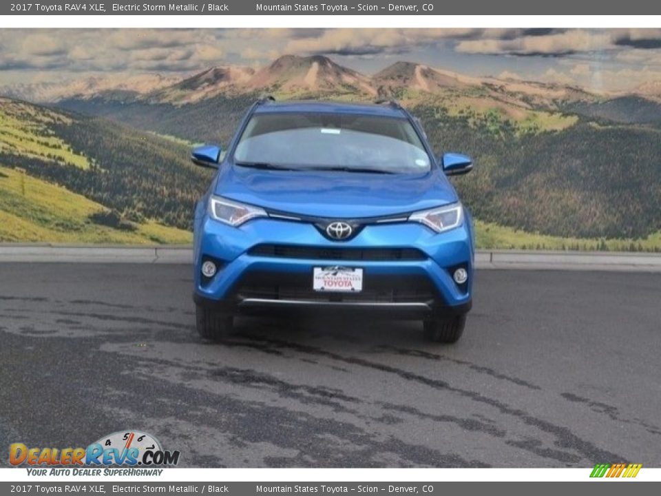 2017 Toyota RAV4 XLE Electric Storm Metallic / Black Photo #2