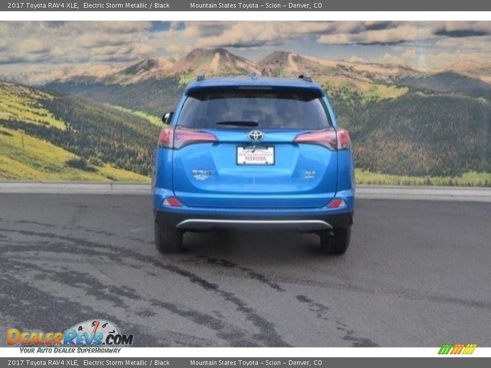 2017 Toyota RAV4 XLE Electric Storm Metallic / Black Photo #4