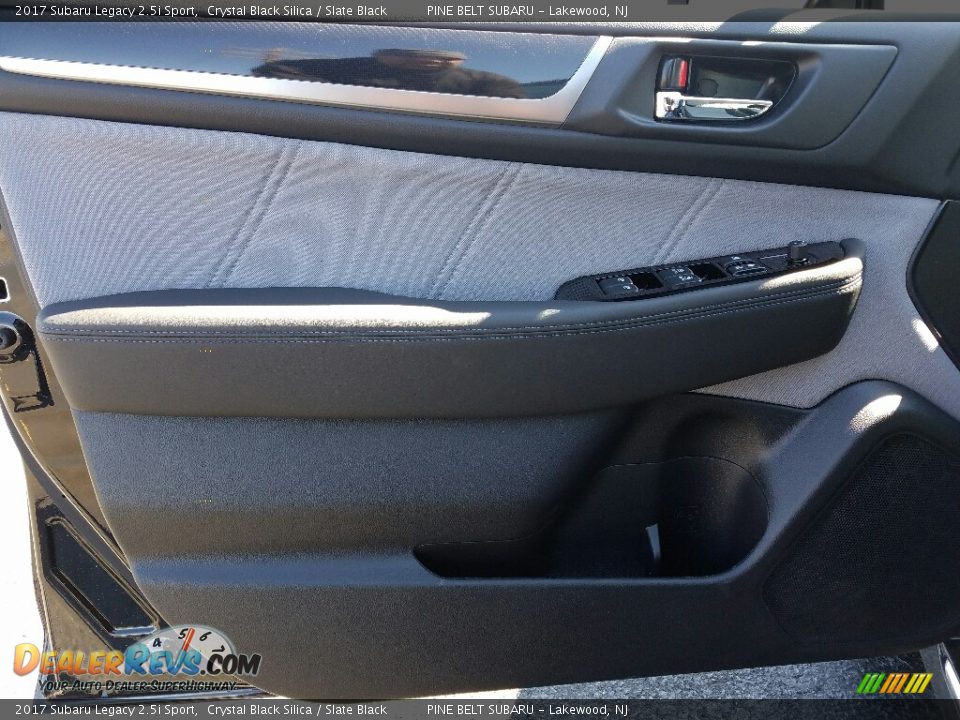 2017 Subaru Legacy 2.5i Sport Crystal Black Silica / Slate Black Photo #6