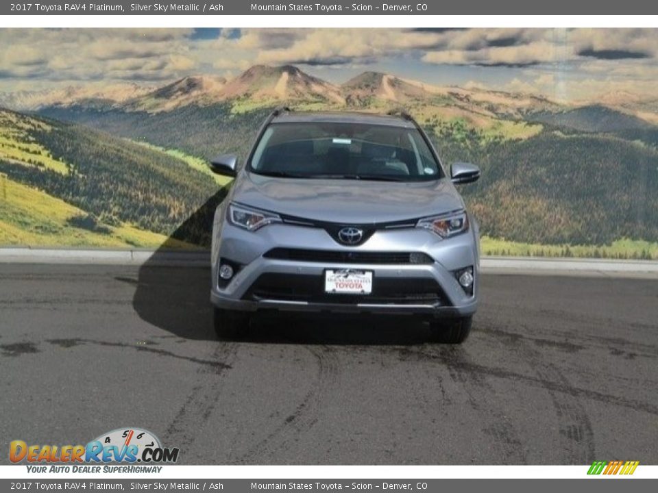 2017 Toyota RAV4 Platinum Silver Sky Metallic / Ash Photo #2