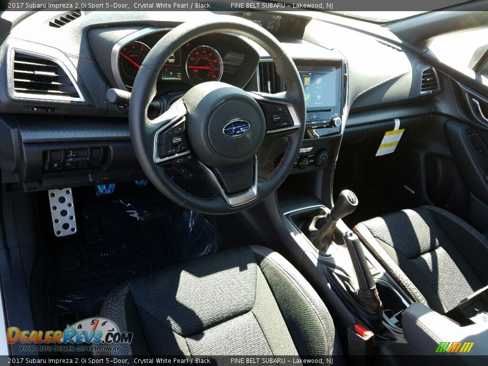 2017 Subaru Impreza 2.0i Sport 5-Door Crystal White Pearl / Black Photo #9