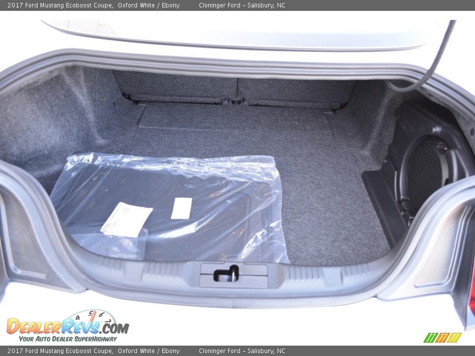 2017 Ford Mustang Ecoboost Coupe Oxford White / Ebony Photo #8