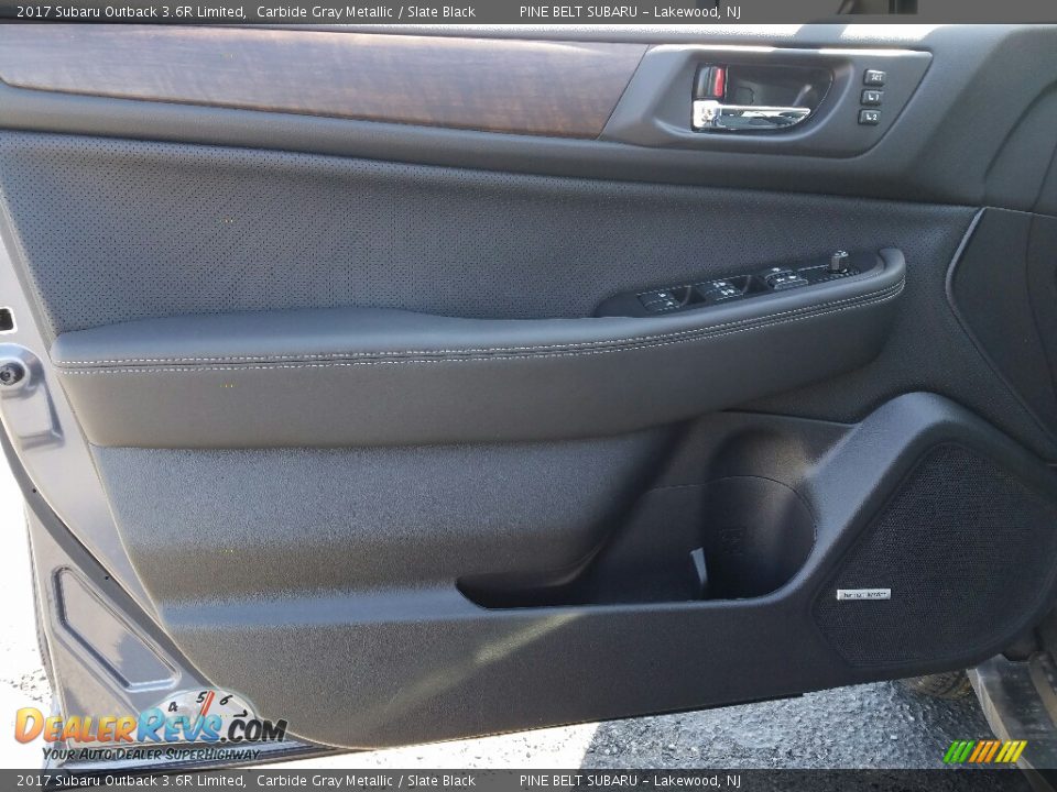 2017 Subaru Outback 3.6R Limited Carbide Gray Metallic / Slate Black Photo #6