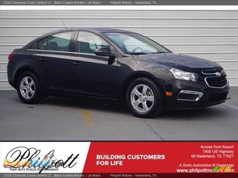 2016 Chevrolet Cruze Limited LT Black Granite Metallic / Jet Black Photo #1
