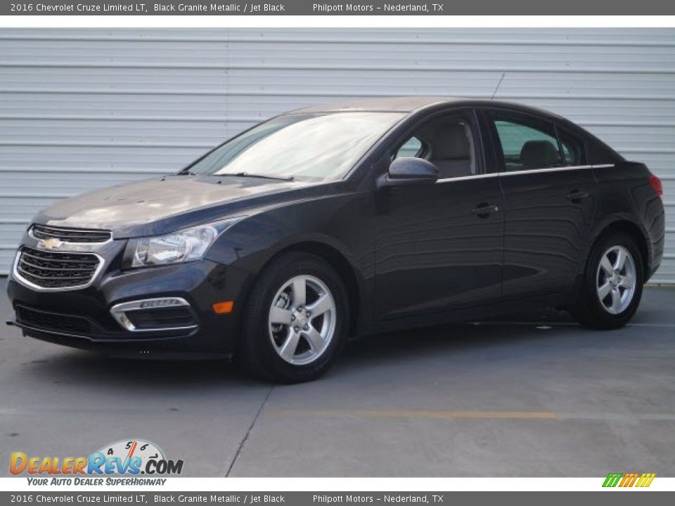 2016 Chevrolet Cruze Limited LT Black Granite Metallic / Jet Black Photo #3