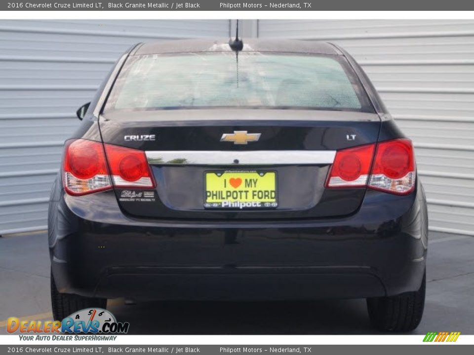 2016 Chevrolet Cruze Limited LT Black Granite Metallic / Jet Black Photo #6