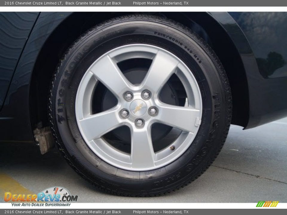 2016 Chevrolet Cruze Limited LT Black Granite Metallic / Jet Black Photo #15