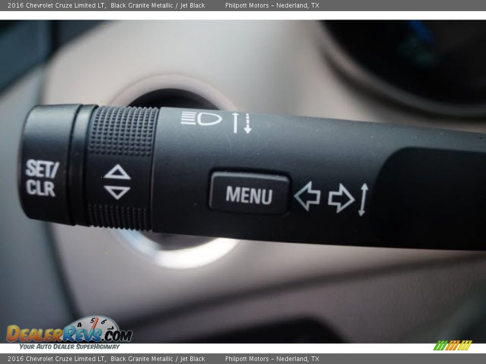 2016 Chevrolet Cruze Limited LT Black Granite Metallic / Jet Black Photo #22