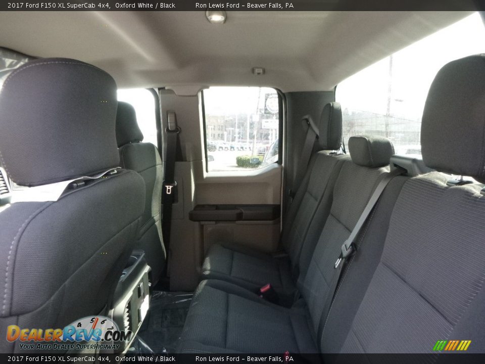 2017 Ford F150 XL SuperCab 4x4 Oxford White / Black Photo #12