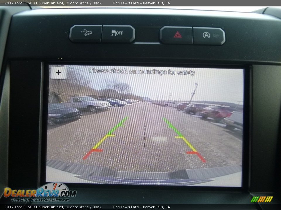 2017 Ford F150 XL SuperCab 4x4 Oxford White / Black Photo #18