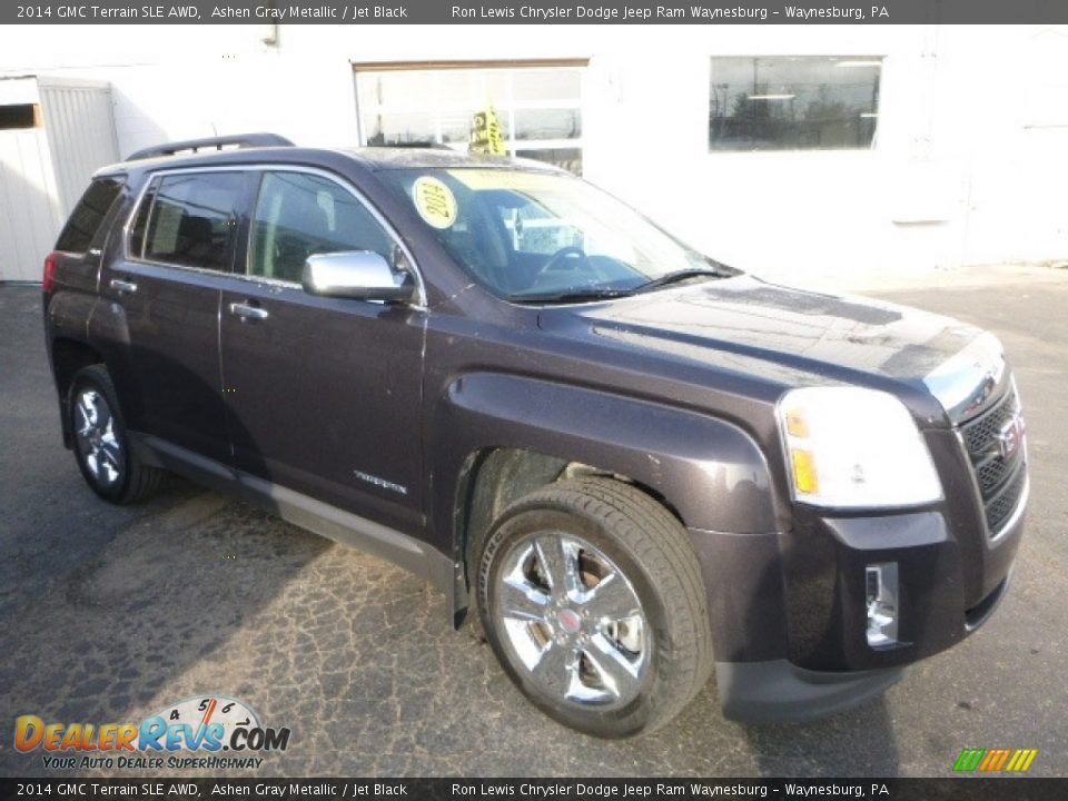 2014 GMC Terrain SLE AWD Ashen Gray Metallic / Jet Black Photo #7
