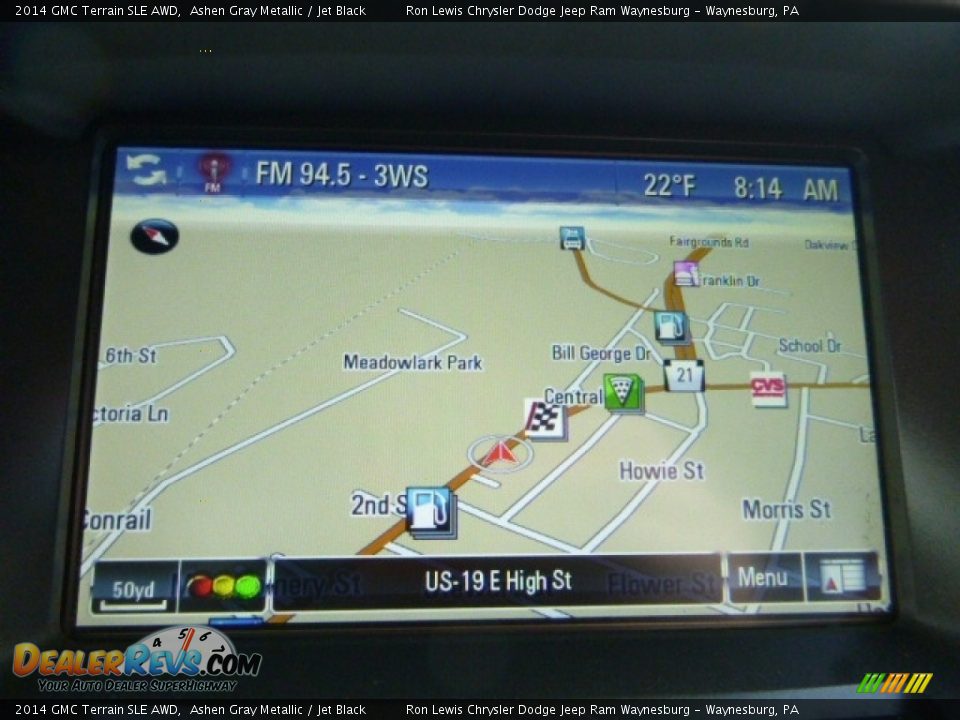 2014 GMC Terrain SLE AWD Ashen Gray Metallic / Jet Black Photo #16