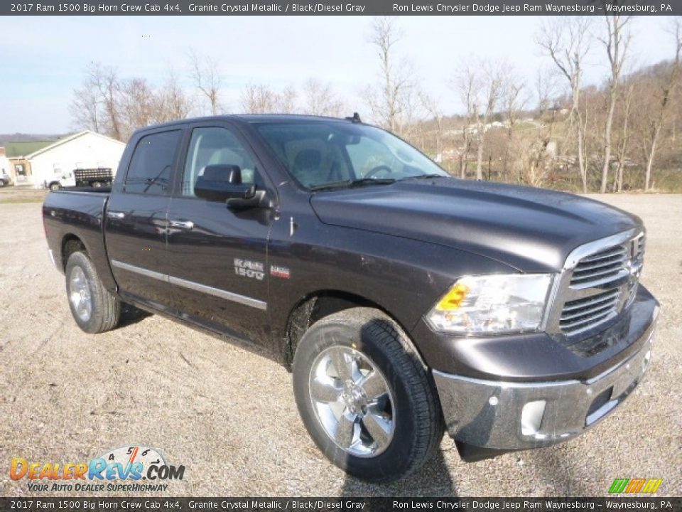 Front 3/4 View of 2017 Ram 1500 Big Horn Crew Cab 4x4 Photo #12