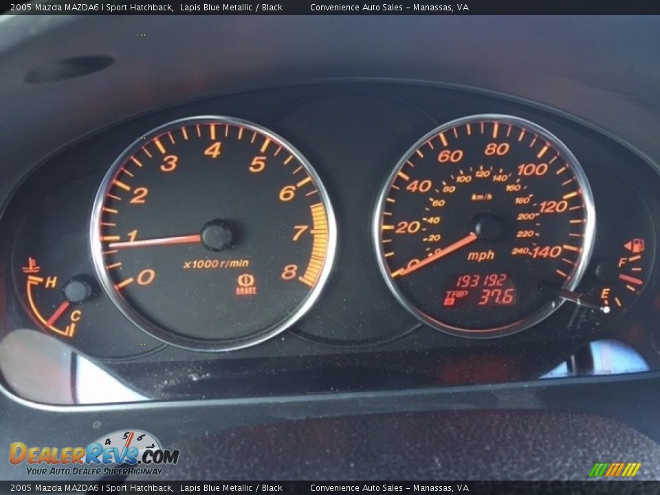 2005 Mazda MAZDA6 i Sport Hatchback Lapis Blue Metallic / Black Photo #3